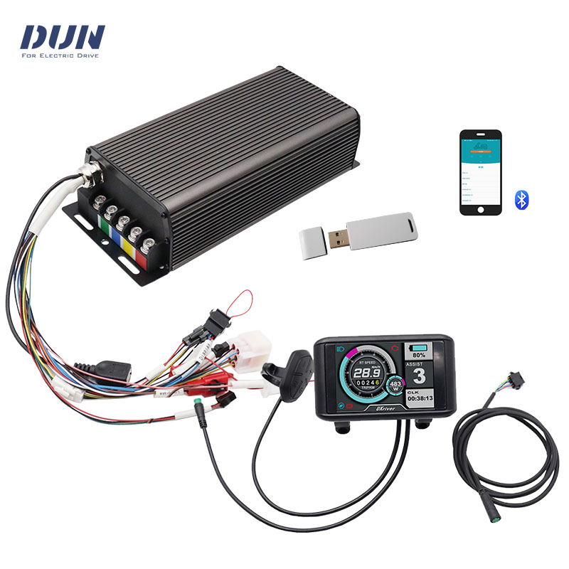 Bldc Controller 72V 150A Sabvoton - Sabvoton-controlador SVMC72150-APT V2, dispositivo con pantalla