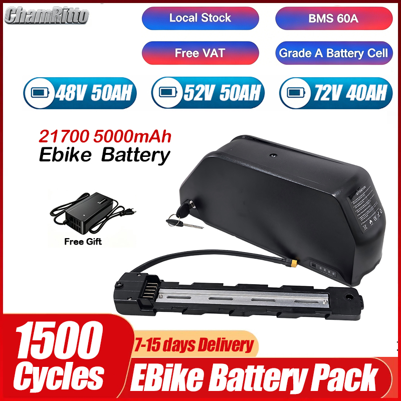 Electric Bicycle Battery 72V 30Ah - Batería de litio para bicicleta eléctrica