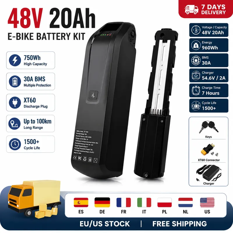 Ebike Battery 48V 20Ah Hailong - Batería Hailong para Bicicleta Eléctrica 36V
