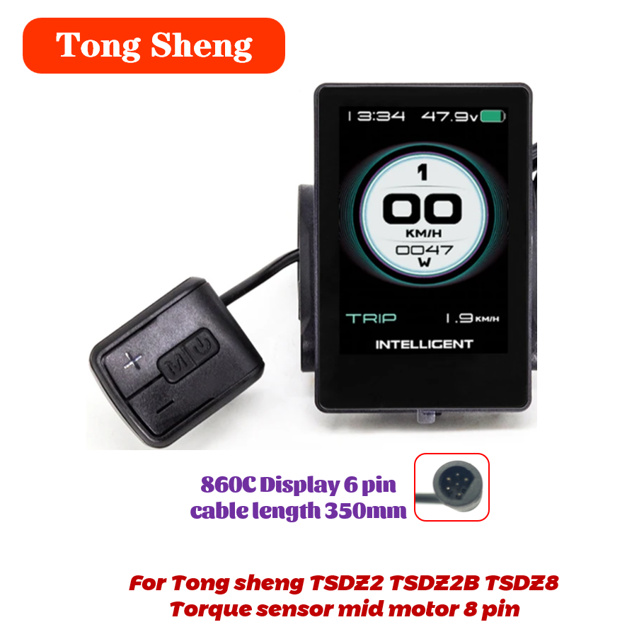 Tongsheng Tsdz2B Mid Drive Motor - Tongsheng TSDZ2 TSDZ2B acelerador 1 a