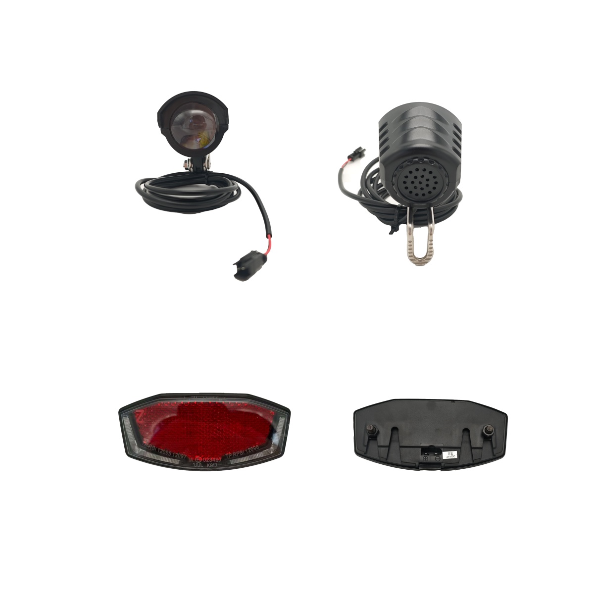 Tongsheng Tsdz2B Mid Drive Motor - Faro y luz trasera de 6V