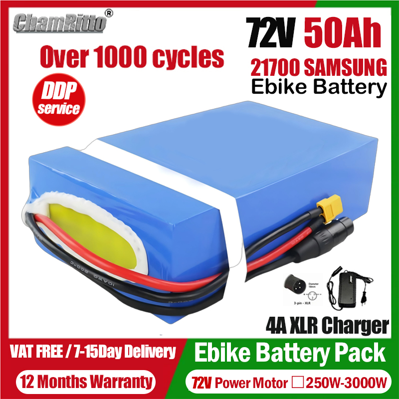 Electric Bicycle Battery 72V 30Ah - Batería para bicicleta eléctrica 72V 20Ah
