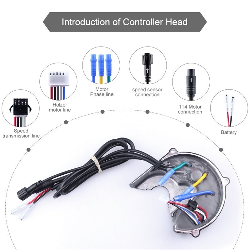 Bafang Bbs02B 48V 750W Mid Drive Kit - Controlador de reemplazo de motor de