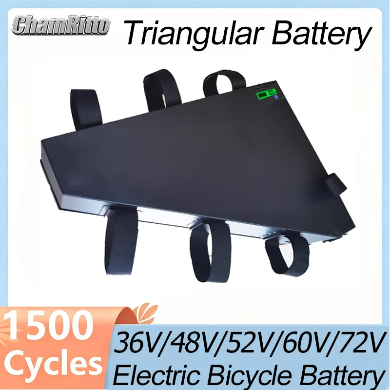 Electric Bicycle Battery 72V 30Ah - Bicicleta Eléctrica 60v72v 3000w, Batería Triangular