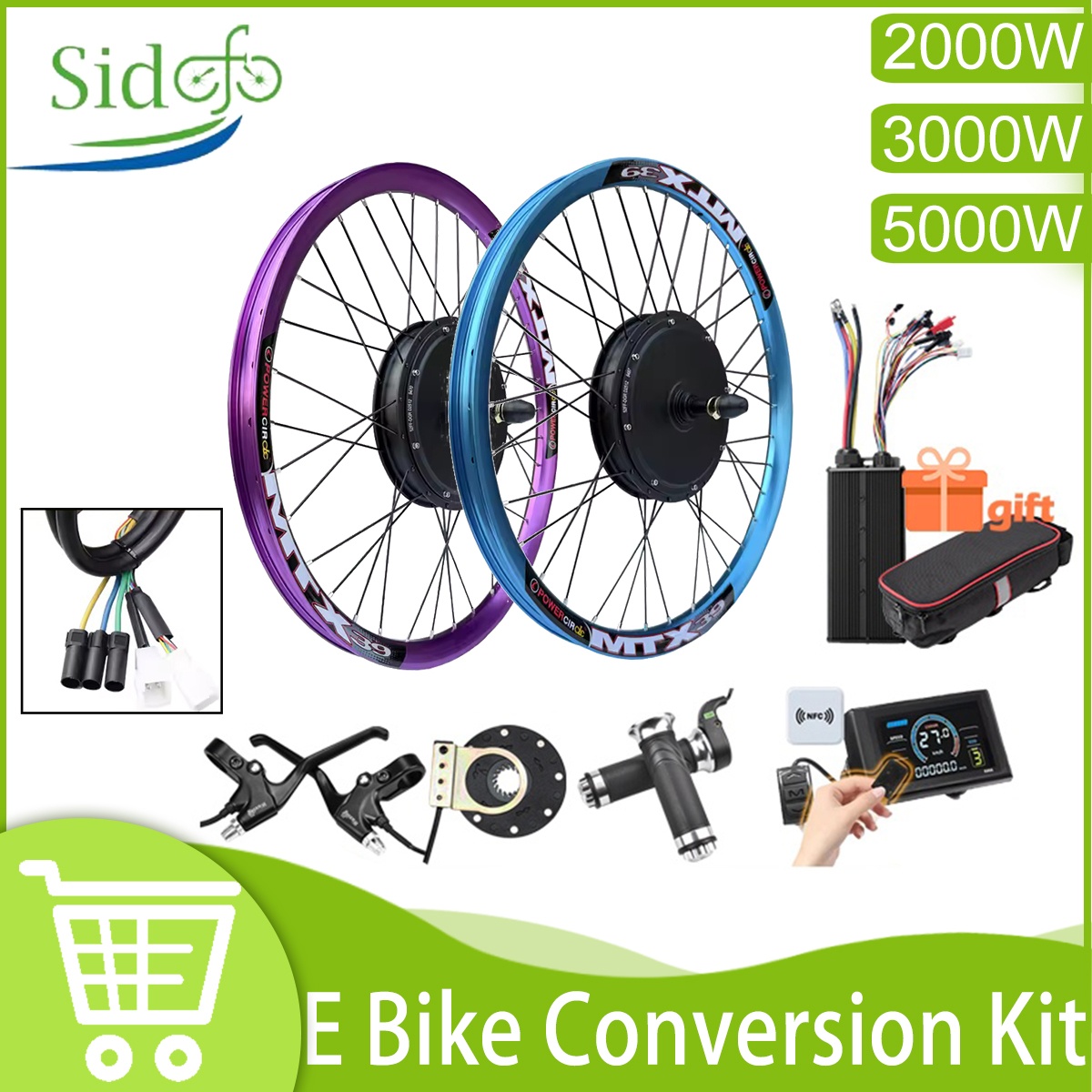 Nuevo Kit de Conversión para B - Ebike Conversion Kit 72V 3000W reseña y precio