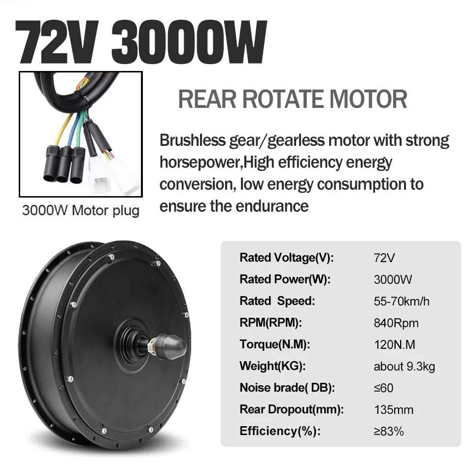 Nuevo Kit de Conversión para B - Ebike Conversion Kit 72V 3000W reseña y precio