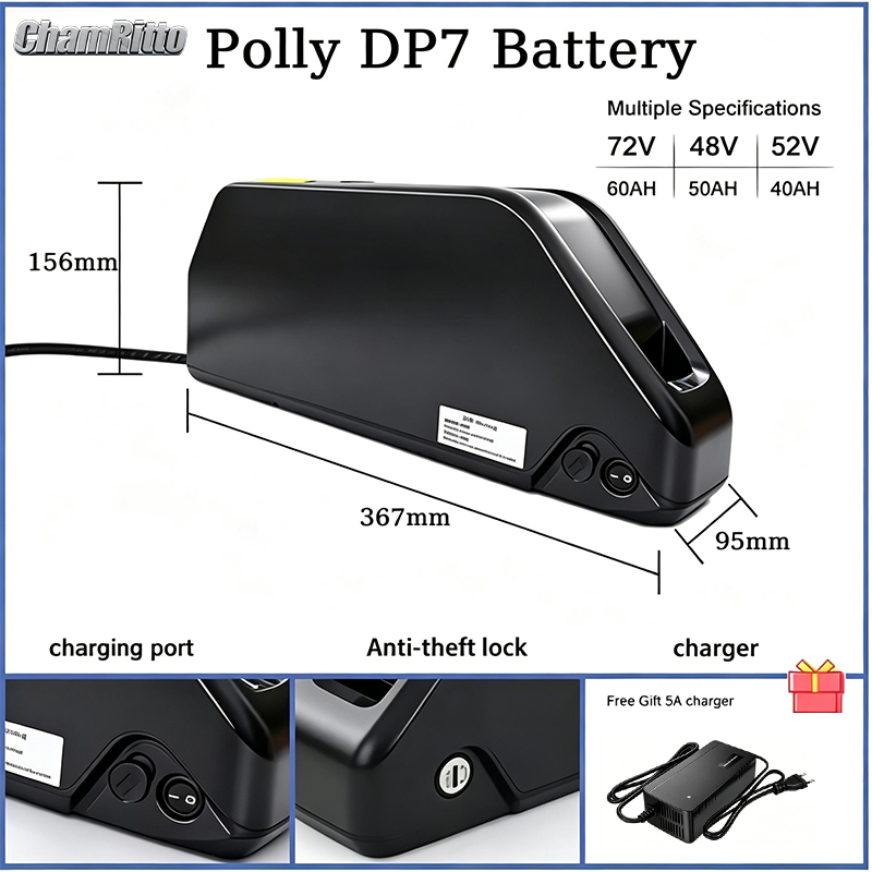 Batería de litio para biciclet - Electric Bicycle Battery 72V 30Ah reseña y precio