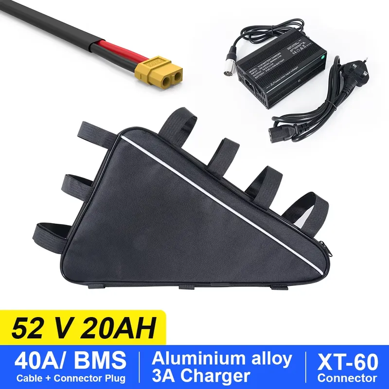 Batería de Litio para Biciclet - Ebike Battery 52V 20Ah Triangle Pack reseña y precio