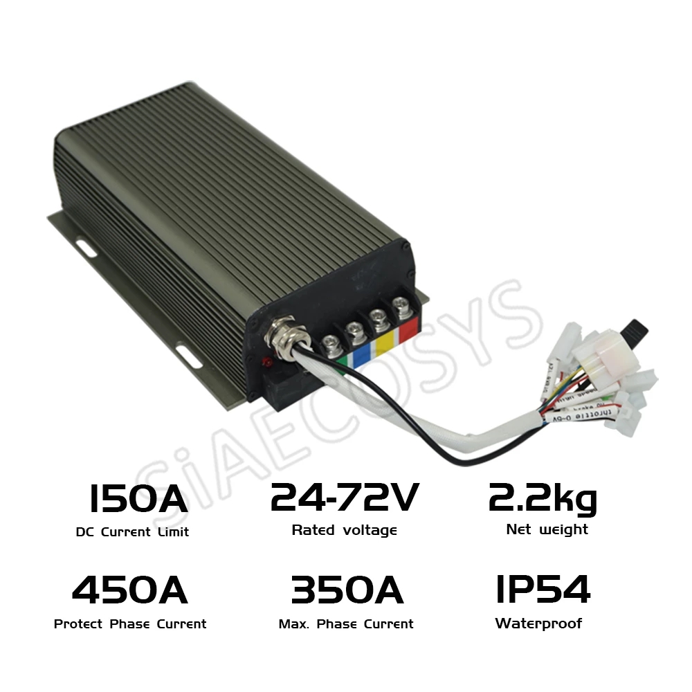 Controlador de onda sinusoidal - Bldc Controller 72V 150A Sabvoton reseña y precio