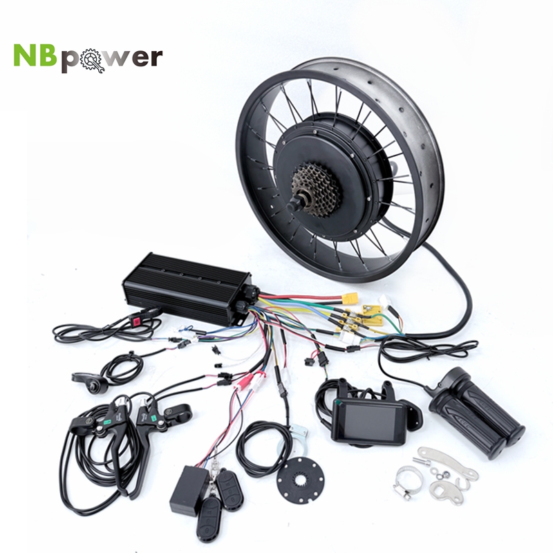 Kit de conversión de bicicleta - 72V 5000W Hub Motor Kit reseña y precio