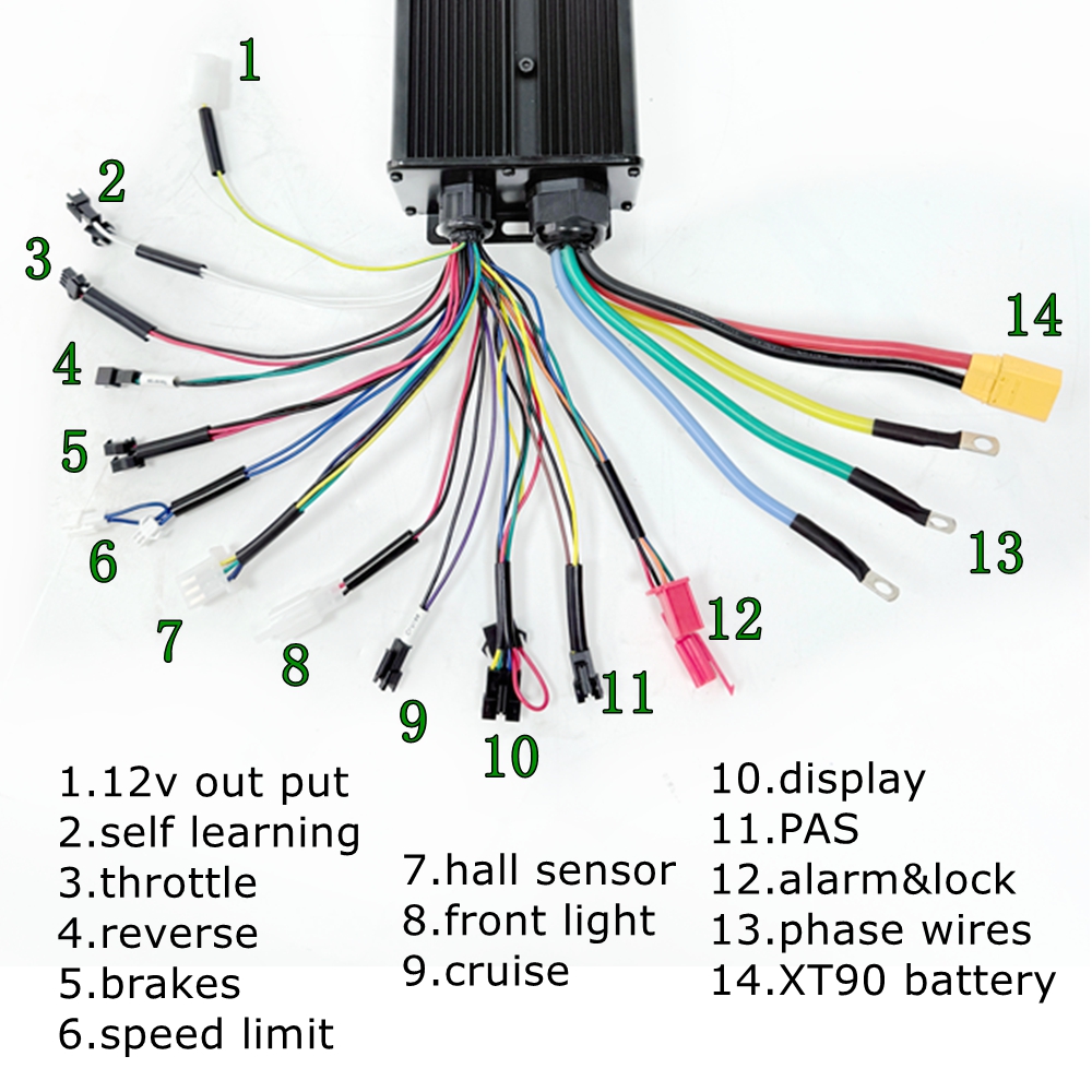 Kit de conversión de bicicleta - 72V 5000W Hub Motor Kit reseña y precio