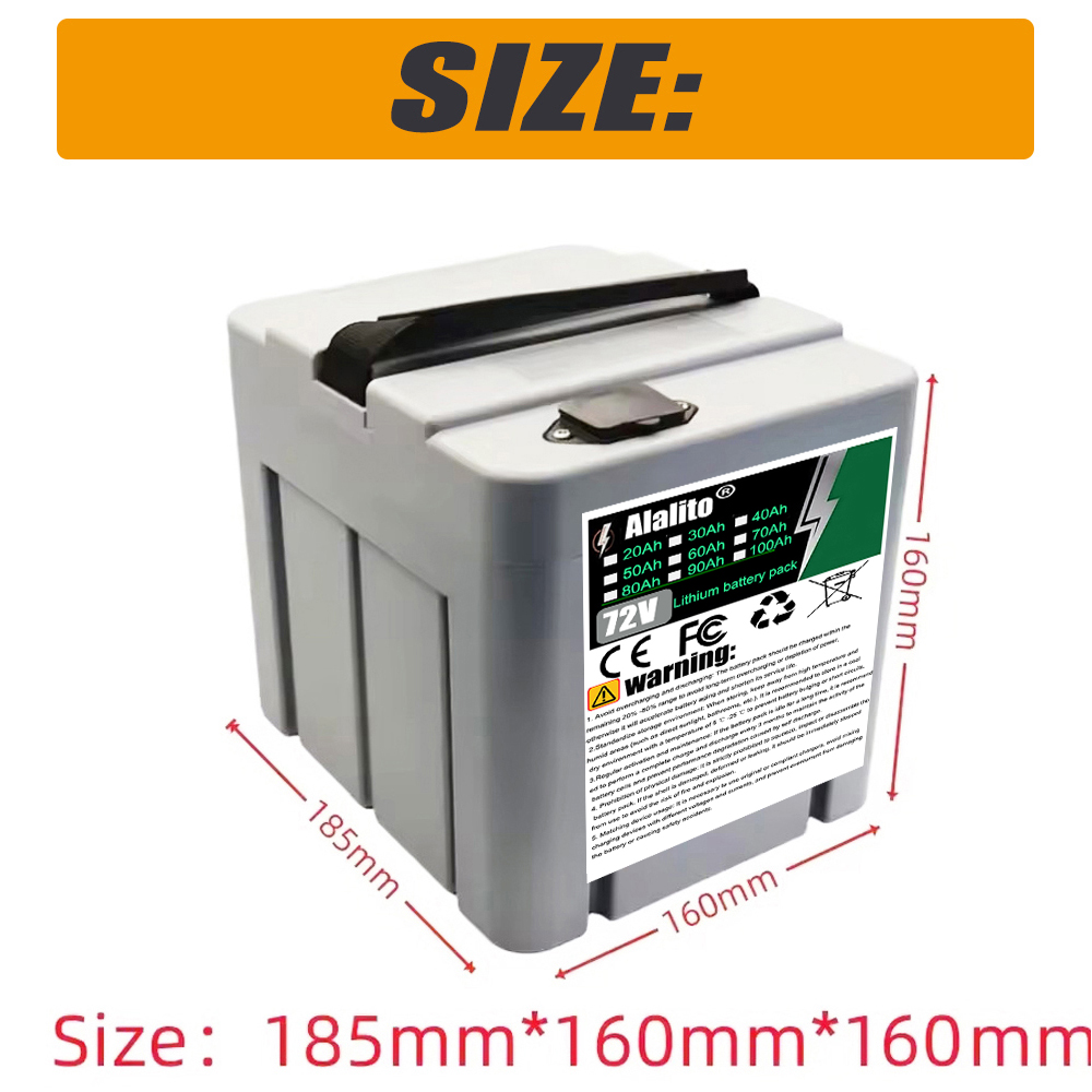 Batería de litio de 72V, para  - Electric Bicycle Battery 72V 30Ah reseña y precio
