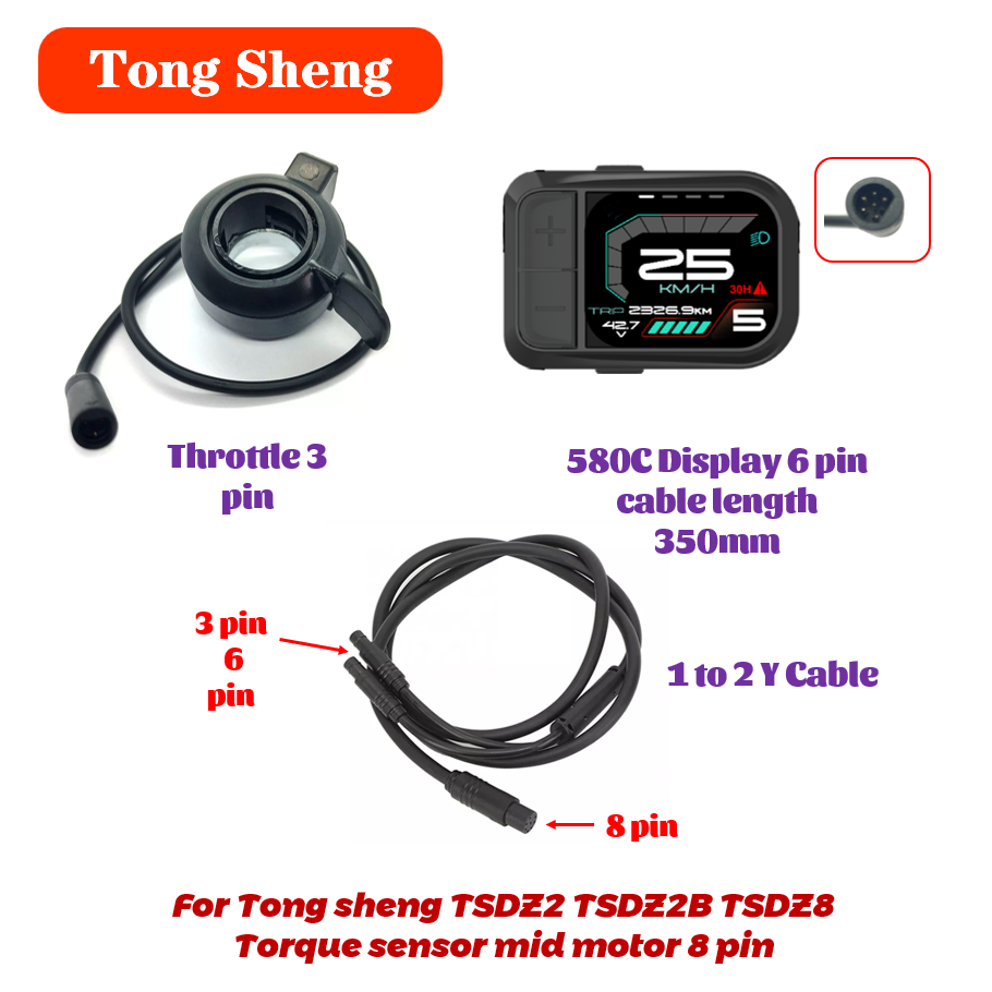 Tongsheng TSDZ2 TSDZ2B acelera - Tongsheng Tsdz2B Mid Drive Motor reseña y precio