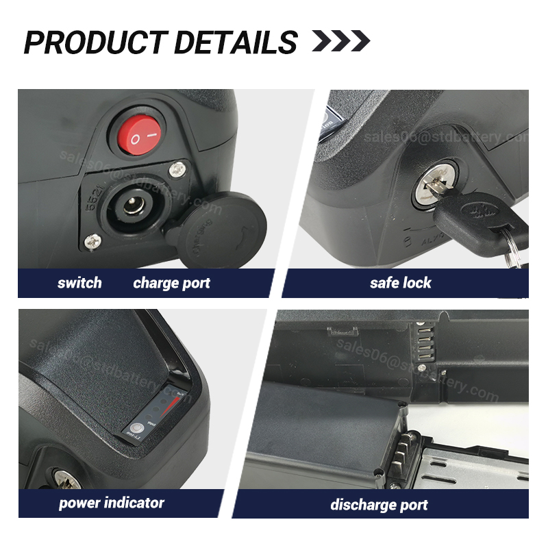 ALX Hailong ebike batería 36v  - Ebike Battery 48V 20Ah Hailong reseña y precio