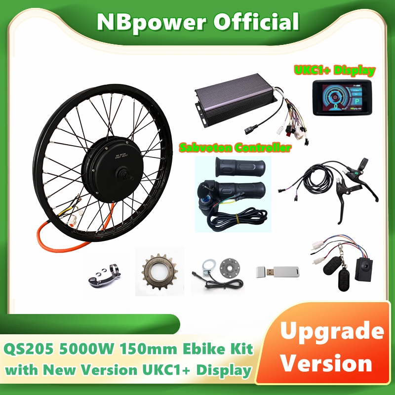 NBpower/QS205 5000W V3 150mm M - 72V 5000W Hub Motor Kit reseña y precio