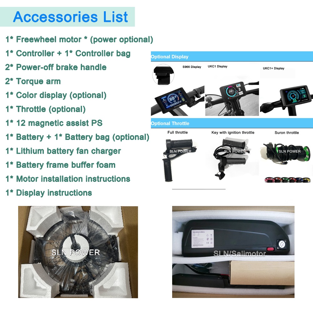 Kit de Conversión para Bicicle - Ebike Conversion Kit 72V 3000W reseña y precio