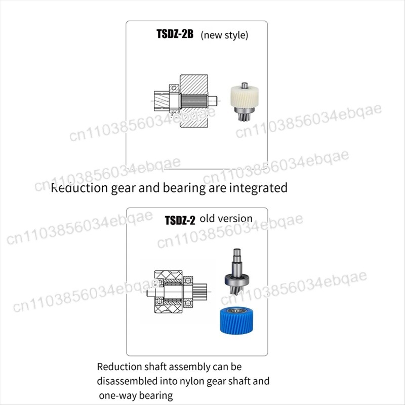 Para Tongsheng TSDZ2B Motor de - Tongsheng Tsdz2B Mid Drive Motor reseña y precio