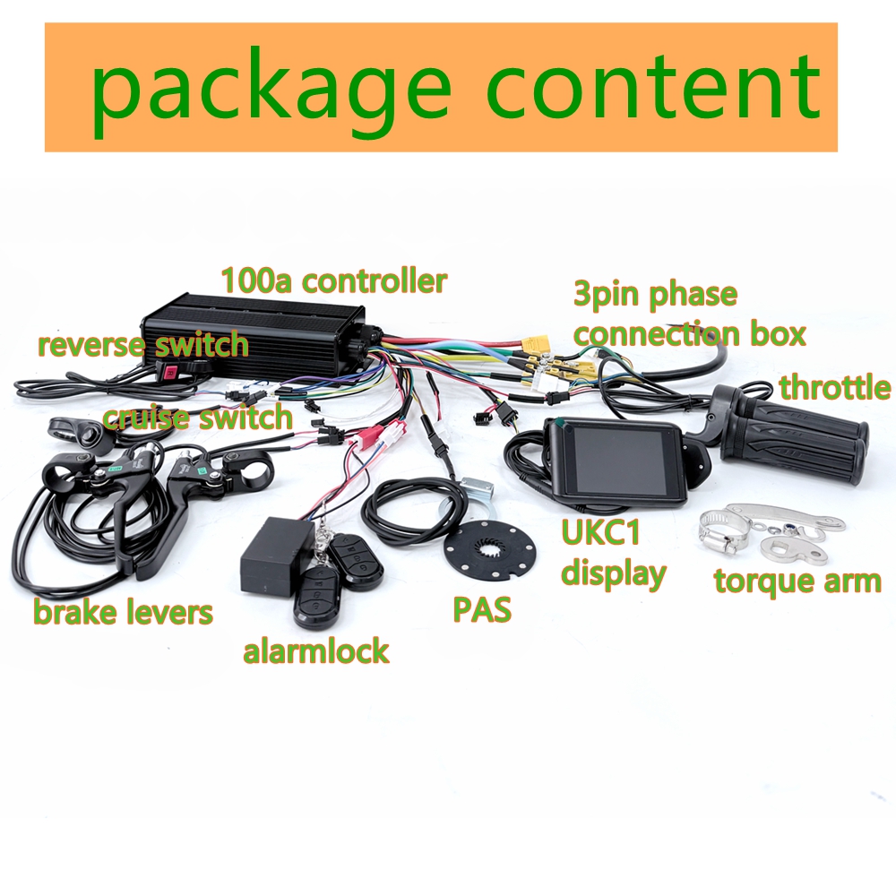 Kit de conversión NBpower para - 72V 5000W Hub Motor Kit reseña y precio
