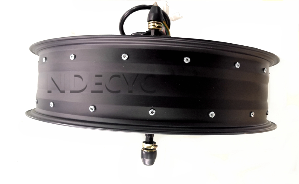 NBpower 170/190mm abandono 48- - 72V 5000W Hub Motor Kit reseña y precio