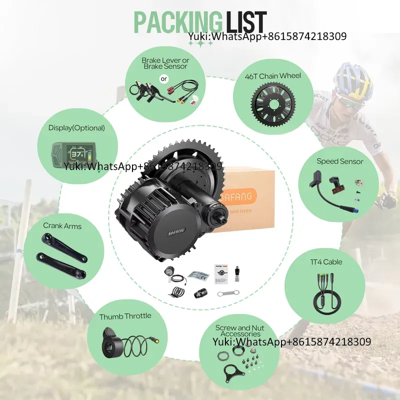 Motor de Accionamiento Central - Mid Drive Motor Kit 52V 1000W reseña y precio