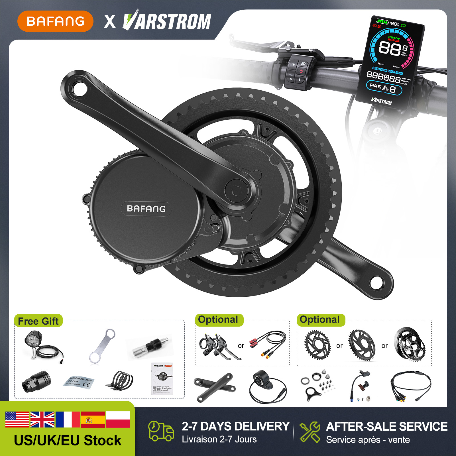 [Stock en EE. UU.] Motor de tr - Bafang Bbshd 1000W Conversion Kit reseña y precio