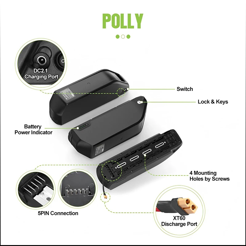 Batería Hailong Polly de 52V 5 - Electric Bicycle Battery 72V 30Ah reseña y precio