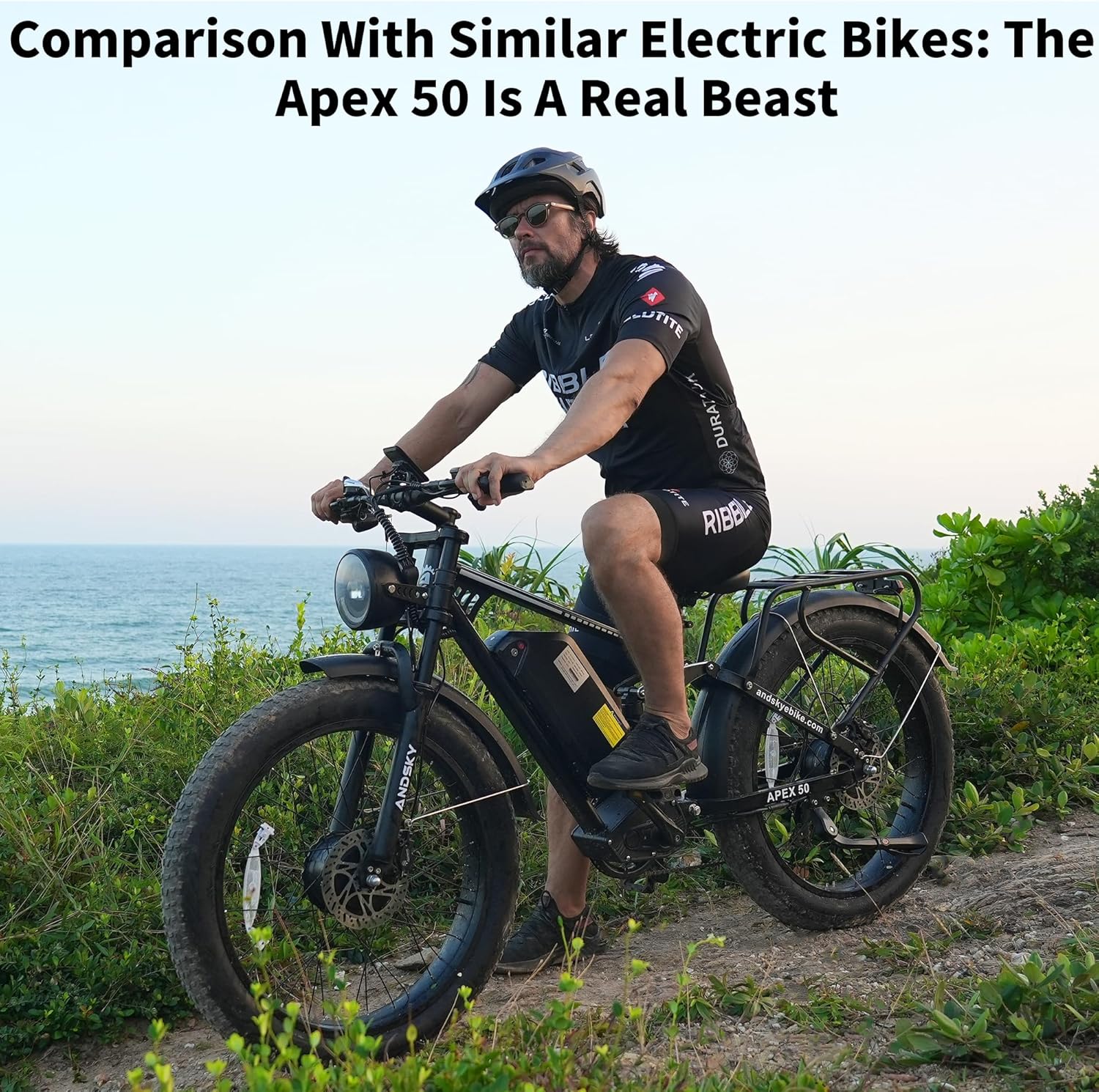 Bicicleta Eléctrica ANDSKY Ape - Mid Drive Motor Kit 52V 1000W reseña y precio